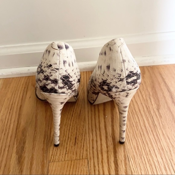 Steve Madden | Snakeskin Heels - Natural Color | Worn Once - Picture 3 of 3